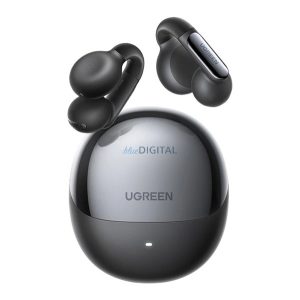 UGREEN HITUNE S5 WS210 bluetooth fülhallgató SZTEREO (v5.4, TWS, mikrofon, IPX5, fülre akasztható + töltőtok) FEKETE