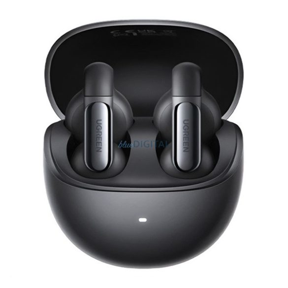 UGREEN HITUNE S5 WS210 bluetooth fülhallgató SZTEREO (v5.4, TWS, mikrofon, IPX5, fülre akasztható + töltőtok) FEKETE