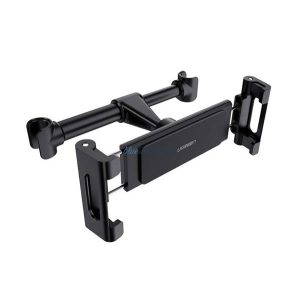 UGREEN LP160 autós tablet tartó (fejtámla rögzítés, 360°, 4.7-12.9" méret) FEKETE