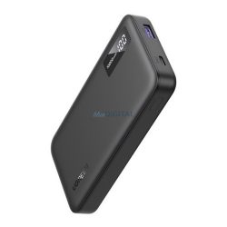   UGREEN PB311 vésztöltő USB+Type-C aljzat (10000mAh, 20W, PD gyorstöltő, LED kijelző) FEKETE