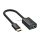 UGREEN US154 adapter kábel (USB aljzat - Type-C, OTG, 15cm) FEKETE UGREEN US154 adapter kábel (USB aljzat - Type-C, OTG, 15cm) FEKETE