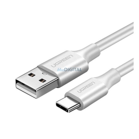 UGREEN US287 adatkábel (USB - Type-C, 2A, gyorstöltő 3.0, 150cm) FEHÉR