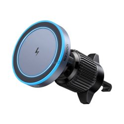   UGREEN W525 autós tartó (szellőzőre, 360°, 15W, wireless, MagSafe, gyorstöltő) FEKETE