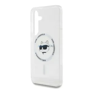 KARL LAGERFELD IML CHOUPETTE HEAD MAGSAFE szilikon telefonvédő (ütésállóság, kameravédő, MagSafe) ÁTLÁTSZÓ Samsung Galaxy S25 (SM-S931)