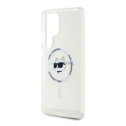   KARL LAGERFELD IML CHOUPETTE HEAD MAGSAFE szilikon telefonvédő (ütésállóság, kameravédő, MagSafe) ÁTLÁTSZÓ Samsung Galaxy S25 Ultra (SM-S938)