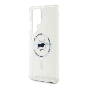 KARL LAGERFELD IML CHOUPETTE HEAD MAGSAFE szilikon telefonvédő (ütésállóság, kameravédő, MagSafe) ÁTLÁTSZÓ Samsung Galaxy S25 Ultra (SM-S938)