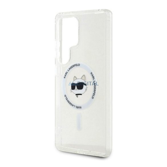 KARL LAGERFELD IML CHOUPETTE HEAD MAGSAFE szilikon telefonvédő (ütésállóság, kameravédő, MagSafe) ÁTLÁTSZÓ Samsung Galaxy S25 Ultra (SM-S938)