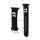 KARL LAGERFELD KARL AND CHOUPETTE HEAD NFT pótszíj (egyedi méret, kicsi, szilikon, fém csat) FEKETE Apple Watch Series 5 40mm, Watch Series 4 40mm, Watch Series 3 38mm