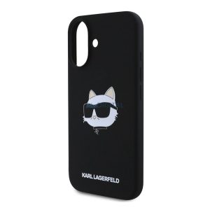 KARL LAGERFELD LIQUID SILICONE CHOUPETTE HEAD MAGSAFE szilikon telefonvédő (ütésállóság, MagSafe) FEKETE Apple iPhone 16