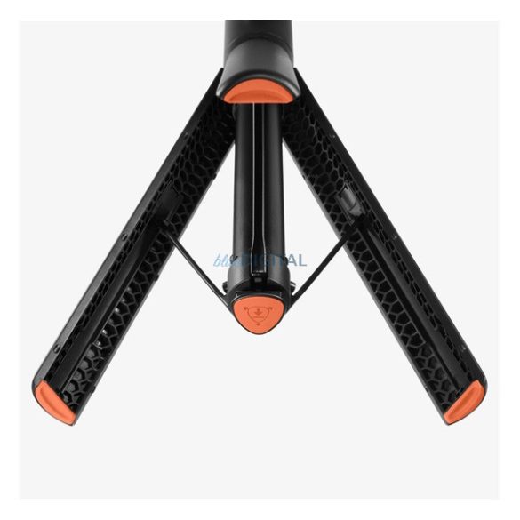 SPIGEN S541W szelfibot (univerzális, tripod állvány, állítható, bluetooth távkioldó, forgatható, 31.5-146cm) FEKETE