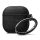 SPIGEN URBAN FIT szilikon tok (karabíner, textil bevonat) FEKETE Apple AirPods 4