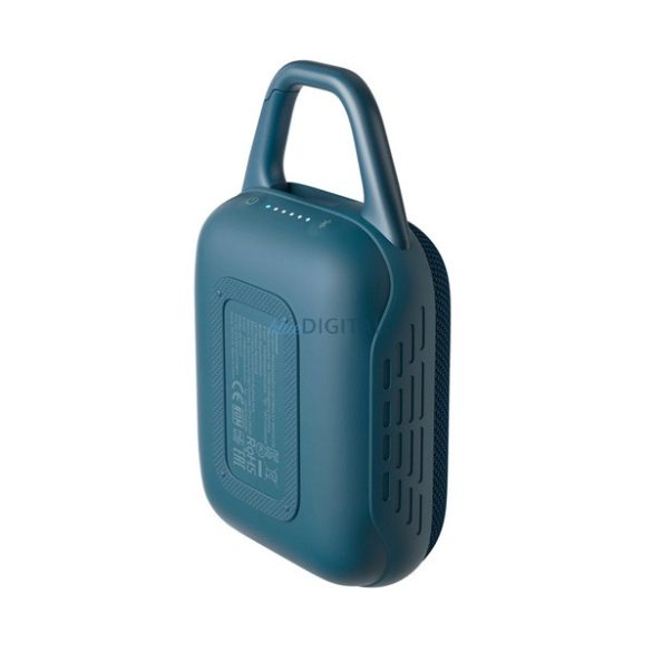 TRONSMART MIRTUNE H1 bluetooth hordozható hangszóró (v5.3, 2000mAh belső akku, 50W, IPX7 vízálló, karabíner) SÖTÉTKÉK