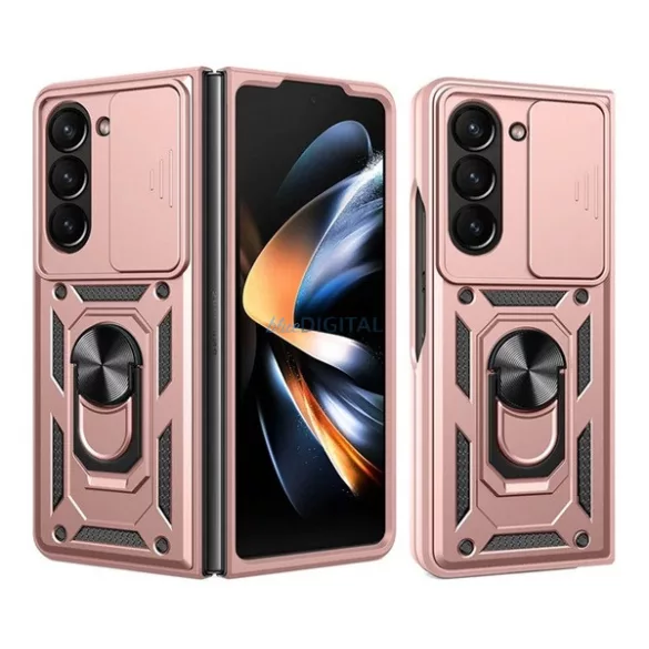 Defender szilikon telefonvédő (ütésállóság, tartógyűrű, kameravédő) ROZÉARANY Samsung Galaxy Z Fold7 (SM-F966)