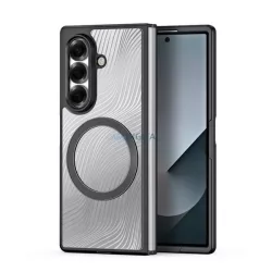   DUX DUCIS AIMO szilikon telefonvédő (ütésállóság, kameravédő, mágneses, hullám) FEKETE Samsung Galaxy Z Fold7 (SM-F966)