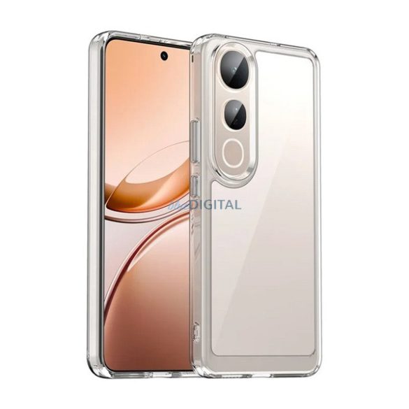 Szilikon telefonvédő (ütésállóság, átlátszó hátlap) ÁTLÁTSZÓ Vivo V50 Lite