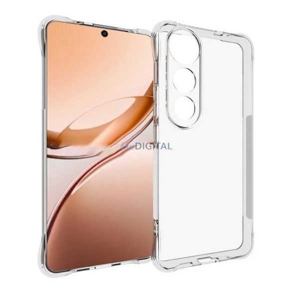 Szilikon telefonvédő (ütésállóság, légpárnás sarok) ÁTLÁTSZÓ Vivo V50 Lite