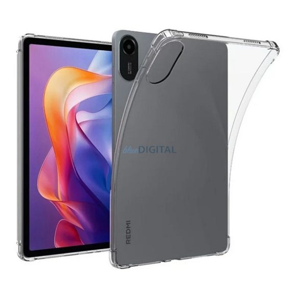Szilikon telefonvédő (ütésállóság, légpárnás sarok) ÁTLÁTSZÓ Xiaomi Redmi Pad 2