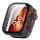 Szilikon keret (BUMPER, ütésálló) FEKETE Huawei Watch Fit 4 Pro