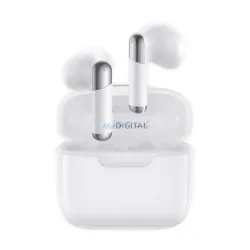   REMAX COZYBUDS bluetooth fülhallgató SZTEREO (v5.4, TWS, mikrofon, zajszűrő + töltőtok) FEHÉR