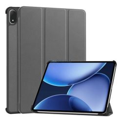   Tok álló, bőr hatású (aktív FLIP, oldalra nyíló, TRIFOLD, asztali tartó) SÖTÉTSZÜRKE OnePlus Pad 3