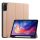 Tok álló, bőr hatású (aktív FLIP, oldalra nyíló, TRIFOLD, asztali tartó, ceruza tartó) ROZÉARANY Xiaomi Redmi Pad 2
