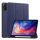 Tok álló, bőr hatású (aktív FLIP, oldalra nyíló, TRIFOLD, asztali tartó, ceruza tartó) SÖTÉTKÉK Xiaomi Redmi Pad 2