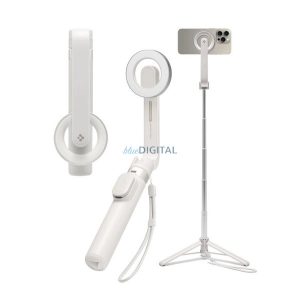 SPIGEN S571W szelfibot (tripod állvány, állítható, bluetooth távkioldó, MagSafe, 16.7-74cm) BÉZS