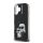 KARL LAGERFELD IML AQUARELLE KARL AND CHOUPETTE szilikon telefonvédő (ütésállóság, kameravédő) FEKETE Apple iPhone 16