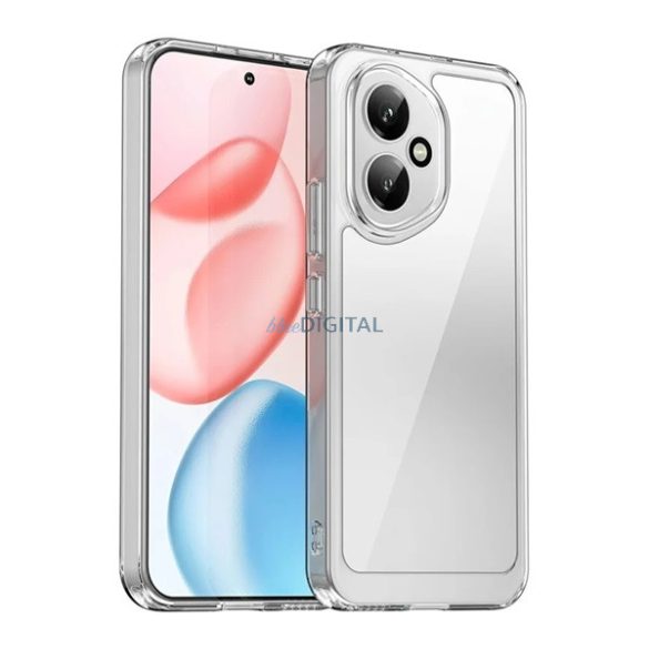 Szilikon telefonvédő (ütésállóság, átlátszó hátlap) ÁTLÁTSZÓ Honor 400