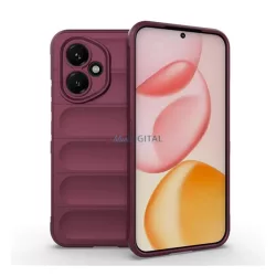   Szilikon telefonvédő (ütésállóság, kameravédő, 3D) BORDÓ Honor 400
