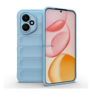 Szilikon telefonvédő (ütésállóság, kameravédő, 3D) VILÁGOSKÉK Honor 400