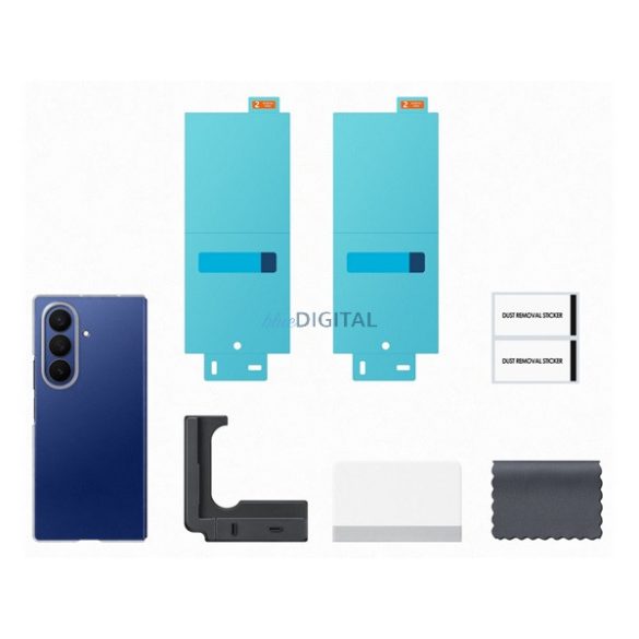 SAMSUNG műanyag telefonvédő (ütésállóság + képernyővédő fólia) ÁTLÁTSZÓ Samsung Galaxy Z Fold7 (SM-F966)