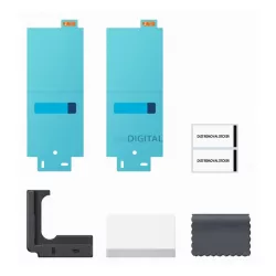   SAMSUNG képernyővédő fólia 2db (tükröződésmentes, törlőkendő, külső kijelző + segédkeret) ÁTLÁTSZÓ Samsung Galaxy Z Fold7 (SM-F966)
