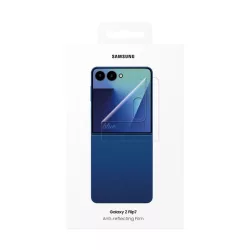   SAMSUNG képernyővédő fólia 2db (tükröződésmentes, törlőkendő, külső kijelző + segédkeret) ÁTLÁTSZÓ Samsung Galaxy Z Flip7 (SM-F766)