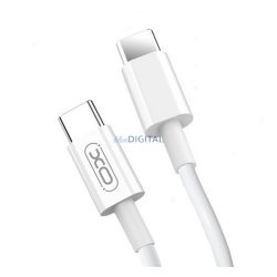   XO adatkábel (Type-C - Type-C, 40W, PD gyorstöltő, 100cm) FEHÉR