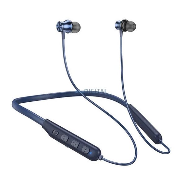 HOCO ES64 bluetooth fülhallgató SZTEREO (v5.4, nyakba akasztható, mikrofon, SPORT) SÖTÉTKÉK
