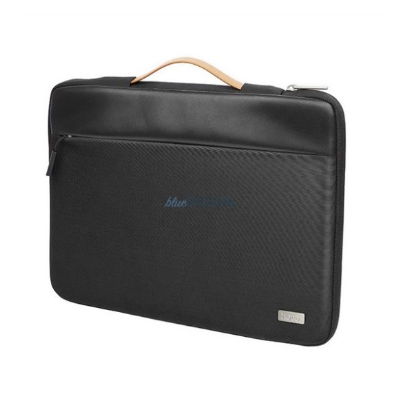 HOCO GT7 tok fekvő, bőr hatású LAPTOP/NOTEBOOK/TABLET (univerzális, 14" méret) FEKETE