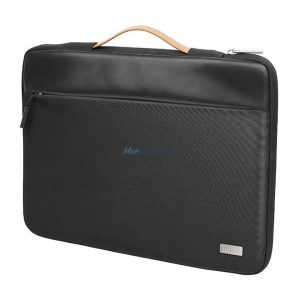 HOCO GT7 tok fekvő, bőr hatású LAPTOP/NOTEBOOK/TABLET (univerzális, 16" méret) FEKETE