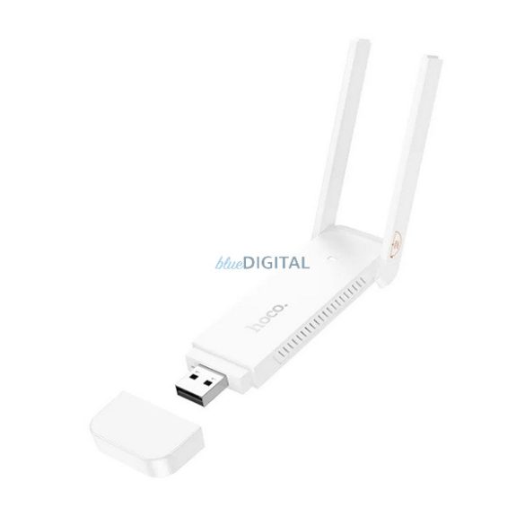 HOCO hordozható USB modem/USB Stick (WIFI 6, 50/150Mbps, microSIM, 4G LTE) FEHÉR