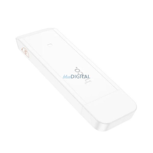 HOCO hordozható USB modem/USB Stick (WIFI 6, 50/150Mbps, microSIM, 4G LTE) FEHÉR