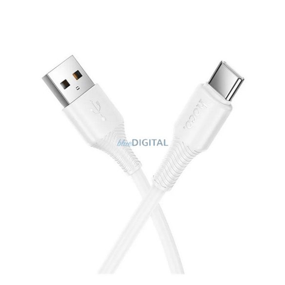 HOCO X120 adatkábel (USB - Type-C, 15W, gyorstöltő, 100cm) FEHÉR
