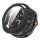Műanyag keret (BUMPER, ütésállóság + kijelzővédő üveg) FEKETE Samsung Galaxy Watch 8 Classic 46mm (SM-L500), Galaxy Watch 8 Classic eSIM 46mm (SM-L505)