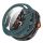 Műanyag keret (BUMPER, ütésállóság + kijelzővédő üveg) SÖTÉTZÖLD Samsung Galaxy Watch 8 Classic 46mm (SM-L500), Galaxy Watch 8 Classic eSIM 46mm (SM-L505)