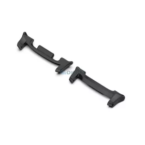 Óraszíj csatlakozó adapter (egyedi méret, 1 pár, átalakító, fém, 22mm) FEKETE Samsung Galaxy Watch 8 44mm (SM-L330), Galaxy Watch 8 40mm (SM-L320), Galaxy Watch 8 eSIM 44mm (SM-L335)