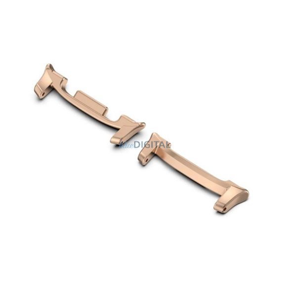 Óraszíj csatlakozó adapter (egyedi méret, 1 pár, átalakító, fém, 22mm) ROZÉARANY Samsung Galaxy Watch 8 eSIM 44mm (SM-L335), Galaxy Watch 8 eSIM 40mm (SM-L325), Galaxy Watch 8 44mm (SM-L330)