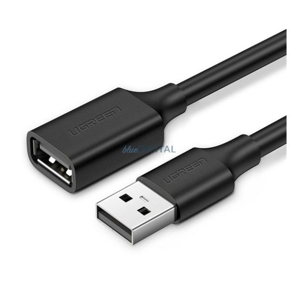 UGREEN USB adatkábel hosszabbító (USB - USB, 200cm) FEKETE