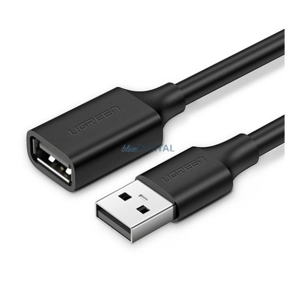 UGREEN USB adatkábel hosszabbító (USB - USB, 500cm) FEKETE