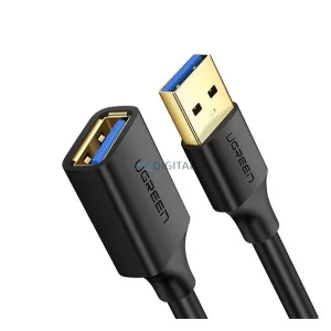 UGREEN USB adatkábel hosszabbító (USB 3.0 - USB 3.0, 150cm) FEKETE