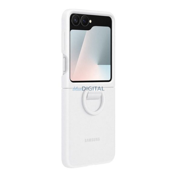 SAMSUNG szilikon telefonvédő (telefongyűrű) FEHÉR Samsung Galaxy Z Flip6 (SM-F741), Galaxy Z Flip7 FE (SM-F761)