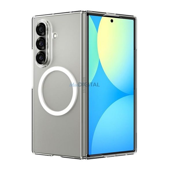 SPIGEN AIRSKIN szilikon telefonvédő (ütésállóság, karbon minta, MagSafe) FEHÉR Samsung Galaxy Z Fold7 (SM-F966)
